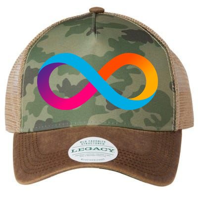 Internet Computer Icp Cryptocurrency Logo Legacy Tie Dye Trucker Hat