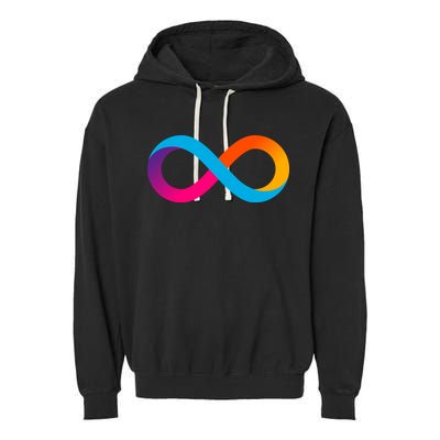 Internet Computer Icp Cryptocurrency Logo Garment-Dyed Fleece Hoodie