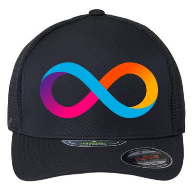 Internet Computer Icp Cryptocurrency Logo Flexfit Unipanel Trucker Cap