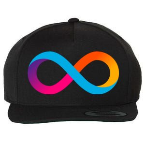 Internet Computer Icp Cryptocurrency Logo Wool Snapback Cap