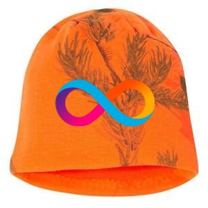 Internet Computer Icp Cryptocurrency Logo Kati - Camo Knit Beanie