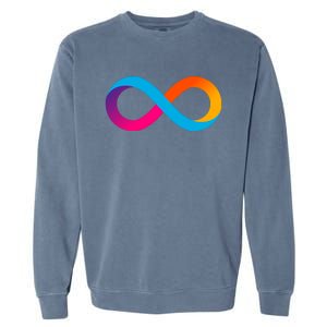 Internet Computer Icp Cryptocurrency Logo Garment-Dyed Sweatshirt