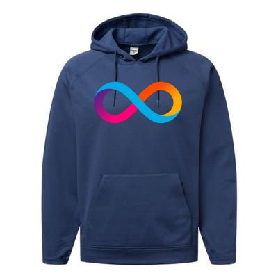 Internet Computer Icp Cryptocurrency Logo Performance Fleece Hoodie