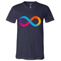 Internet Computer Icp Cryptocurrency Logo V-Neck T-Shirt