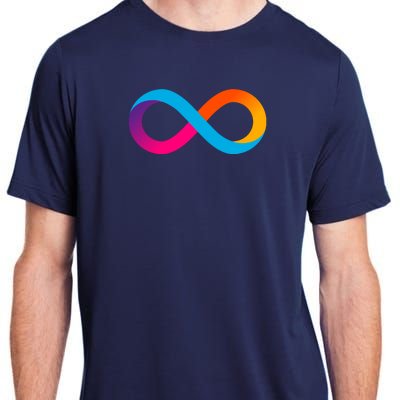 Internet Computer Icp Cryptocurrency Logo Adult ChromaSoft Performance T-Shirt