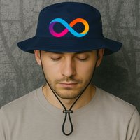 Internet Computer Icp Cryptocurrency Logo Bucket Hat