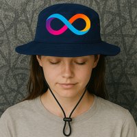 Internet Computer Icp Cryptocurrency Logo Bucket Hat