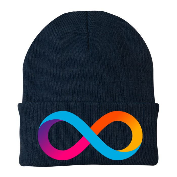 Internet Computer Icp Cryptocurrency Logo Knit Cap Winter Beanie