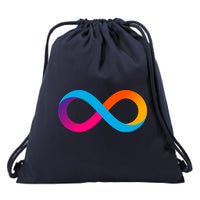 Internet Computer Icp Cryptocurrency Logo Drawstring Bag