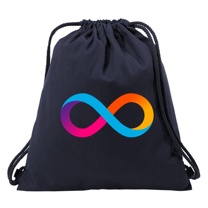 Internet Computer Icp Cryptocurrency Logo Drawstring Bag
