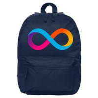 Internet Computer Icp Cryptocurrency Logo 16 in Basic Backpack