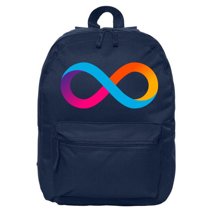 Internet Computer Icp Cryptocurrency Logo 16 in Basic Backpack