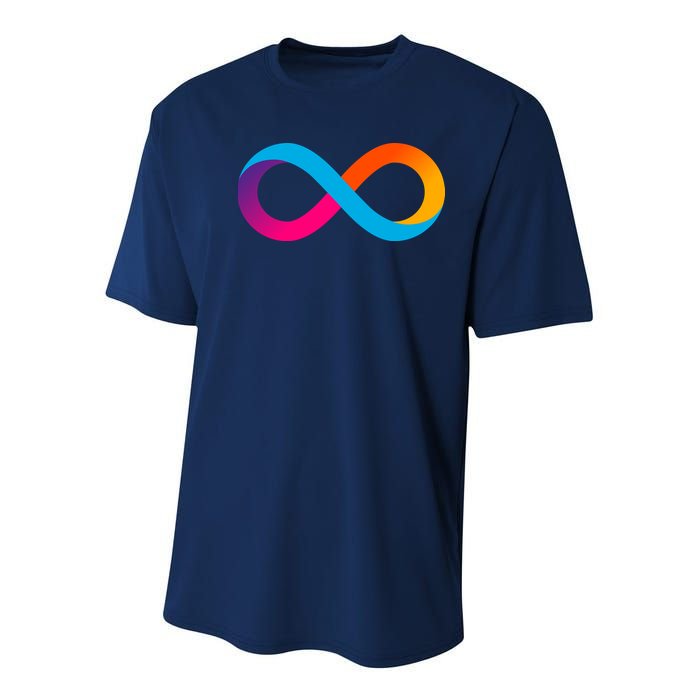 Internet Computer Icp Cryptocurrency Logo Youth Performance Sprint T-Shirt