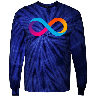 Internet Computer Icp Cryptocurrency Logo Tie-Dye Long Sleeve Shirt