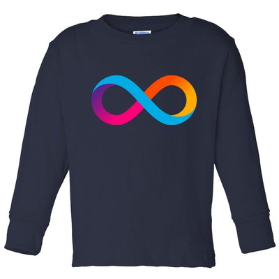 Internet Computer Icp Cryptocurrency Logo Toddler Long Sleeve Shirt
