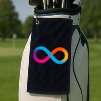 Internet Computer Icp Cryptocurrency Logo Golf Towel