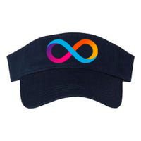 Internet Computer Icp Cryptocurrency Logo Valucap Bio-Washed Visor