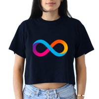 Internet Computer Icp Cryptocurrency Logo Crop Top
