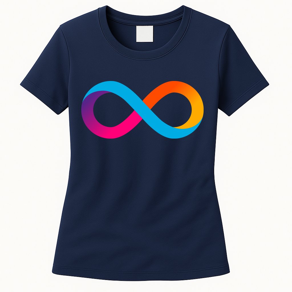 Internet Computer Icp Cryptocurrency Logo Womens T-Shirt