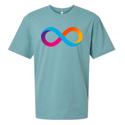 Internet Computer Icp Cryptocurrency Logo Sueded Cloud Jersey T-Shirt