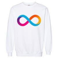 Internet Computer Icp Cryptocurrency Logo Garment-Dyed Sweatshirt