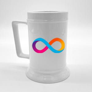 Internet Computer Icp Cryptocurrency Logo Beer Stein