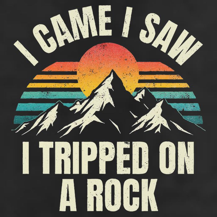 I Came I Saw I Tripped On A Rock Camping Hiking Adventure 11oz C Handle Ceramic Mug