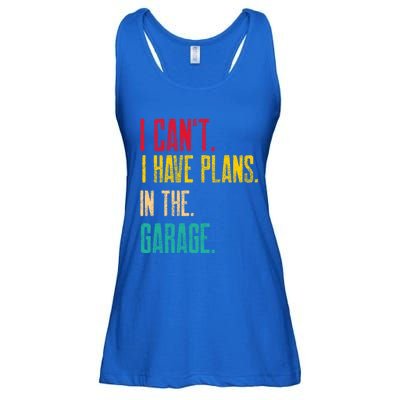 I Cant I Have Plans In The Garage Car Gear Machine Meaningful Gift Ladies Essential Flowy Tank