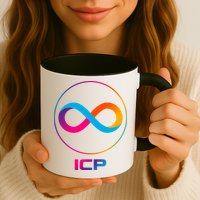 Internet Computer Icp Cryptocurrency Logo Emblem Mug
