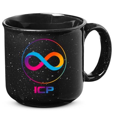 Internet Computer Icp Cryptocurrency Logo Emblem 15oz Campfire Ceramic Mug