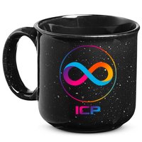 Internet Computer Icp Cryptocurrency Logo Emblem 15oz Campfire Ceramic Mug