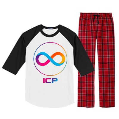 Internet Computer Icp Cryptocurrency Logo Emblem Raglan Sleeve Pajama Set