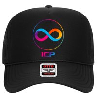 Internet Computer Icp Cryptocurrency Logo Emblem Trucker Hat