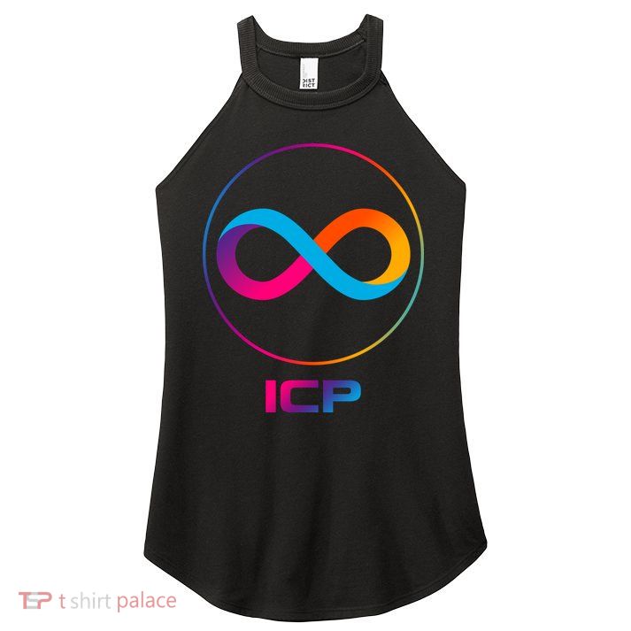 Internet Computer Icp Cryptocurrency Logo Emblem Women's Perfect Tri Rocker Tank