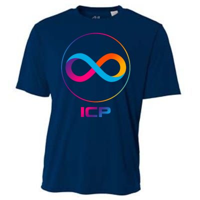 Internet Computer Icp Cryptocurrency Logo Emblem Cooling Performance Crew T-Shirt