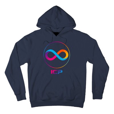 Internet Computer Icp Cryptocurrency Logo Emblem Hoodie