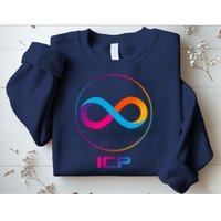 Internet Computer Icp Cryptocurrency Logo Emblem Sweatshirt