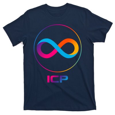 Internet Computer Icp Cryptocurrency Logo Emblem T-Shirt