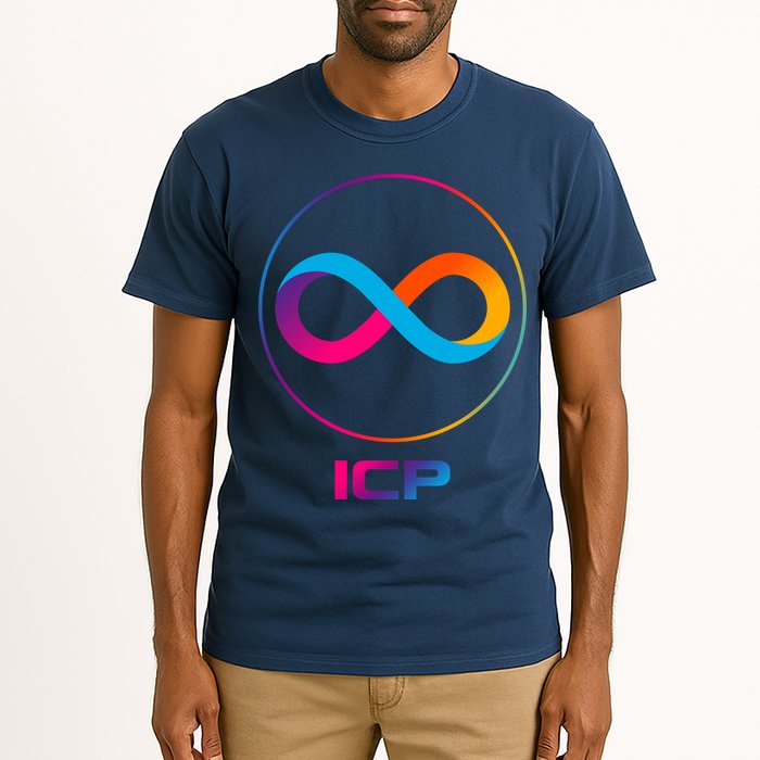 Internet Computer Icp Cryptocurrency Logo Emblem Tall T-Shirt
