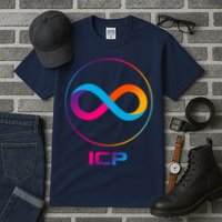 Internet Computer Icp Cryptocurrency Logo Emblem Tall T-Shirt