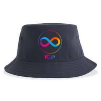 Internet Computer Icp Cryptocurrency Logo Emblem Sustainable Bucket Hat