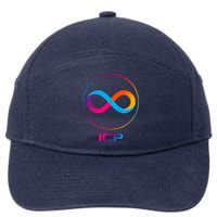 Internet Computer Icp Cryptocurrency Logo Emblem 7-Panel Snapback Hat