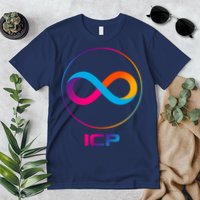 Internet Computer Icp Cryptocurrency Logo Emblem Premium T-Shirt