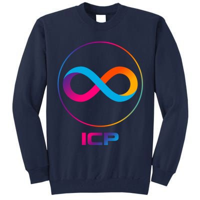 Internet Computer Icp Cryptocurrency Logo Emblem Tall Sweatshirt