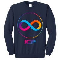 Internet Computer Icp Cryptocurrency Logo Emblem Tall Sweatshirt