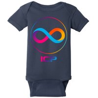 Internet Computer Icp Cryptocurrency Logo Emblem Baby Bodysuit