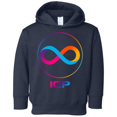 Internet Computer Icp Cryptocurrency Logo Emblem Toddler Hoodie