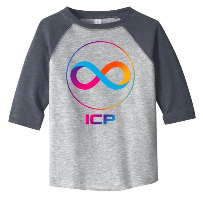 Internet Computer Icp Cryptocurrency Logo Emblem Toddler Fine Jersey T-Shirt