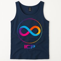 Internet Computer Icp Cryptocurrency Logo Emblem Tank Top