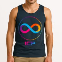 Internet Computer Icp Cryptocurrency Logo Emblem Tank Top
